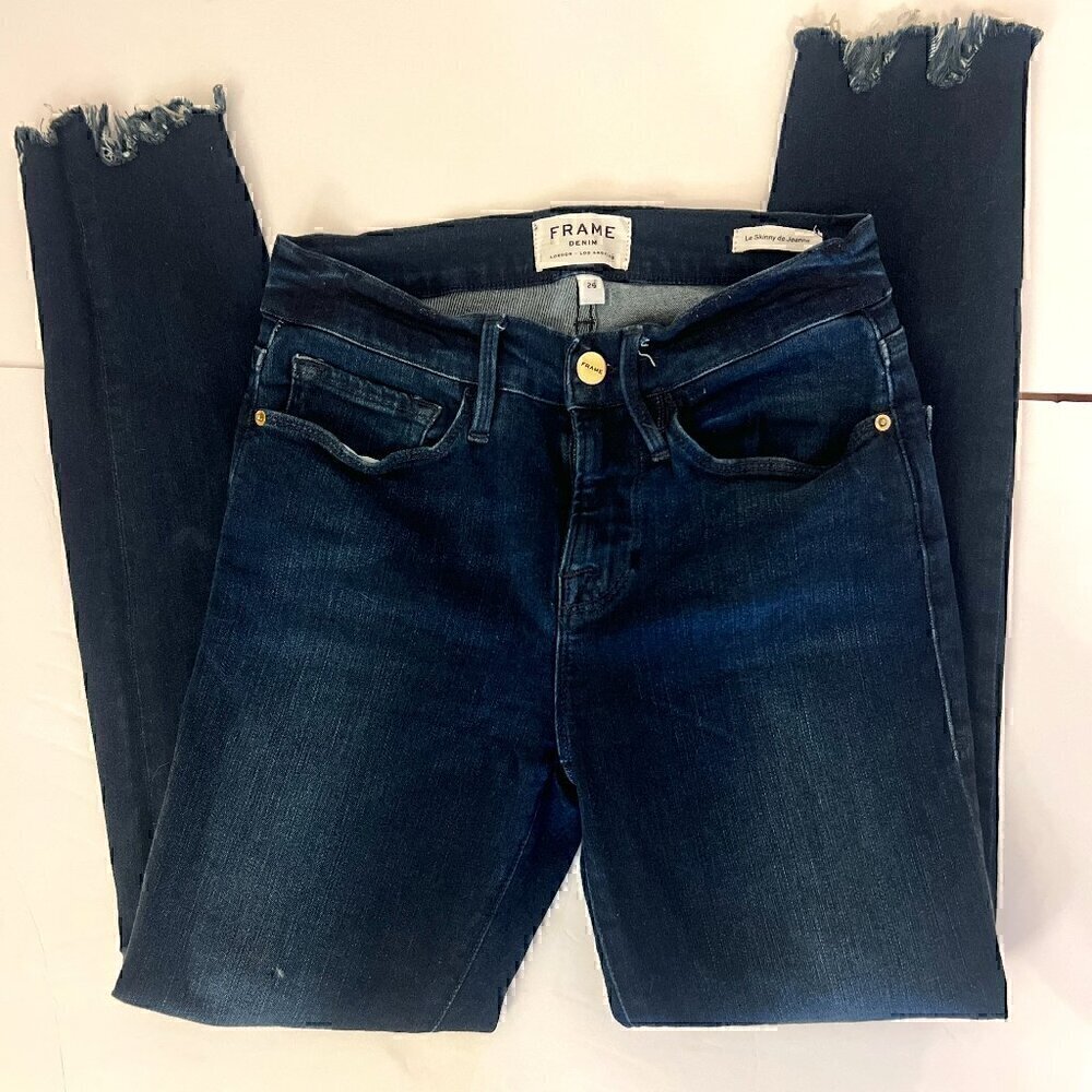 The FRAME Denim Le Skinny De Jeanne - Skinny Jeans - Size 26